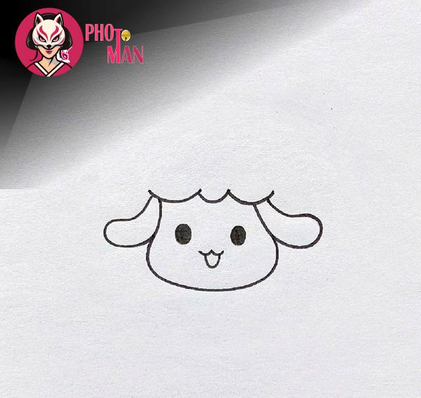 Cách Vẽ Con Cừu Dễ Thương
