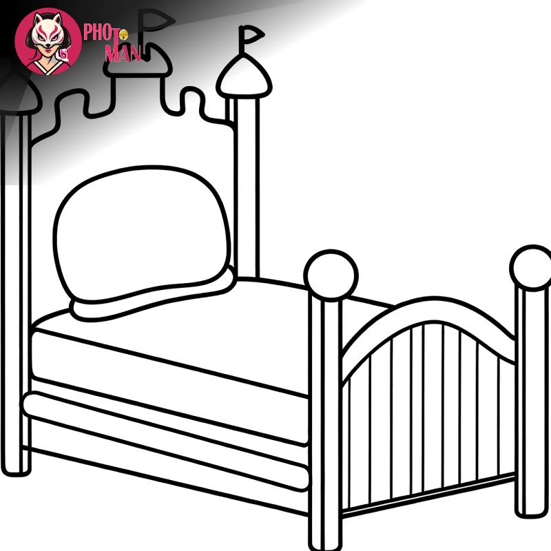 Khám Phá Bộ Sưu Tập 99+ Tranh Tô Màu Cái Giường Ngủ Đa Dạng Và Đáng Yêu