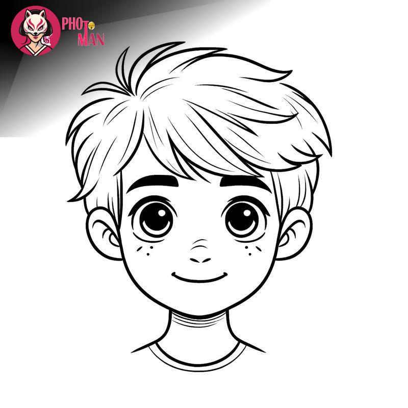 +99 Tranh Tô Màu Khuôn Mặt Anime Chibi - Món Quà Ý Nghĩa Cho Bé Yêu